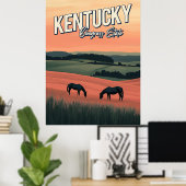 Vintag Kentucky Travel Poster (Heimbüro)