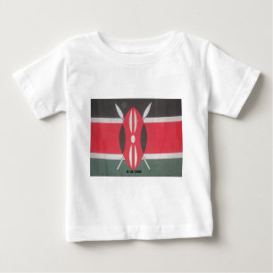 Vintag Kenya Flag Harambe Design Baby T-shirt