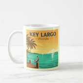Vintag Key Largo Florida Kaffeetasse (Links)