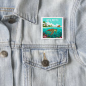 Vintag Key West Florida Button (Beispiel)