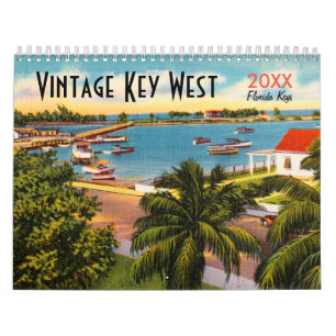 Vintag Key West Florida Kalender