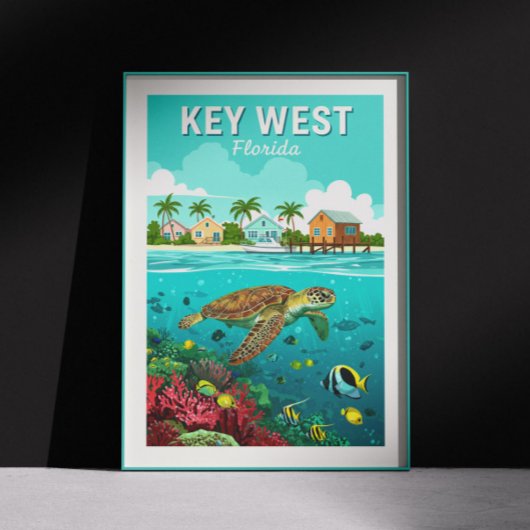 Vintag Key West Florida Poster