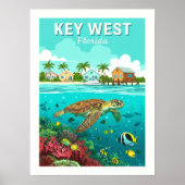 Vintag Key West Florida Poster (Vorne)