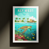 Vintag Key West Florida Postkarte