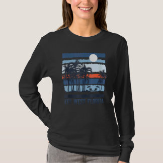 Vintag Key West Florida Summer Travel 80er Beach S T-Shirt