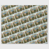 Vintag Key West Florida Szene Geschenkpapier (Flach)