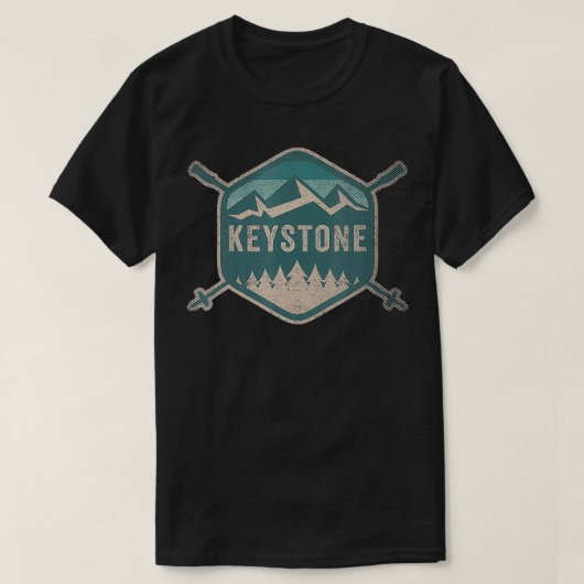 Vintag Keystone Men Retro Keystone T-Shirt (Design vorne)