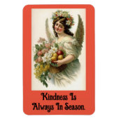 Vintag Kindness Angel Flexible Magnet (Vertikal)