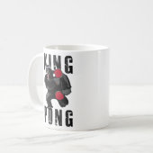 Vintag King Pong - Ping Pong Tischtennis Kaffeetasse (Vorderseite Links)