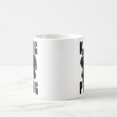 Vintag King Pong - Ping Pong Tischtennis Kaffeetasse (Mittel)