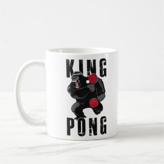 Vintag King Pong - Ping Pong Tischtennis Kaffeetasse