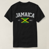 Vintag Kingston Jamaica Est T-Shirt (Design vorne)