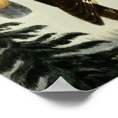 Vintag Kirtlands Owl Poster (Ecke)