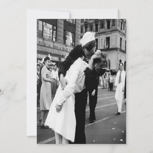 Vintag Kissing Couple.Hug Kiss Einladung (Vorderseite)