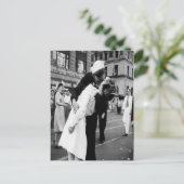 Vintag Kissing Couple.Hug Kiss Postcard Postkarte (Stehend Vorderseite)
