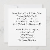 Vintag Kitchen Dusche Ankündigung Einladung (Rückseite)