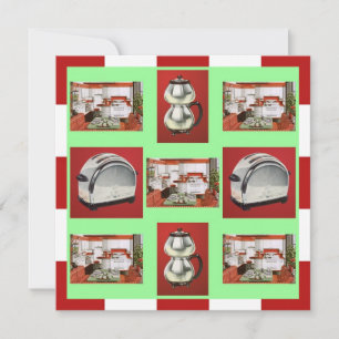 Vintag Kitchen Dusche Ankündigung Einladung