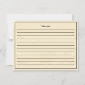 Vintag Kitchen Herzkredit Vorlage (Rückseite)