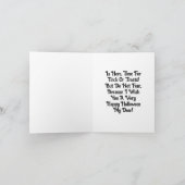 Vintag Kitten Halloween Grußkarte Karte (Innenseite)