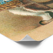 Vintag Kitten Poster (Ecke)