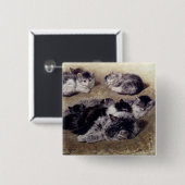 Vintag Kitten-Taste Button (Vorne & Hinten)