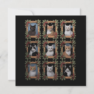 Vintag Kitten Weihnachten Katzen Mama Katze Vater