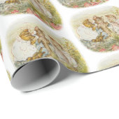 Vintag Kittens Design Kinderzimmer Babydusche Part Geschenkpapier (Rolleneckpunkt)