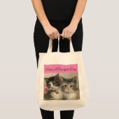Vintag Kittens Totbeutel Tragetasche (Vorderseite (Produkt))