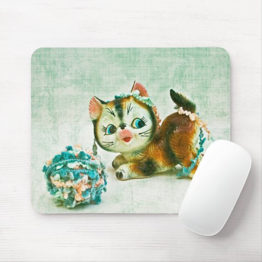 Vintag Kitty Cat Mousepad (Mit Mouse)