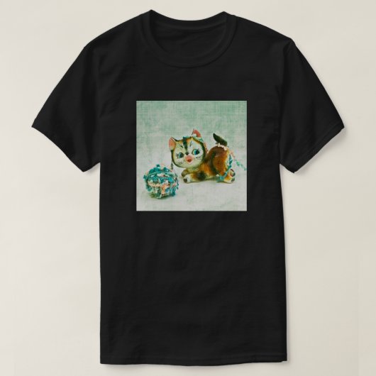 Vintag Kitty Cat T-Shirt (Design vorne)