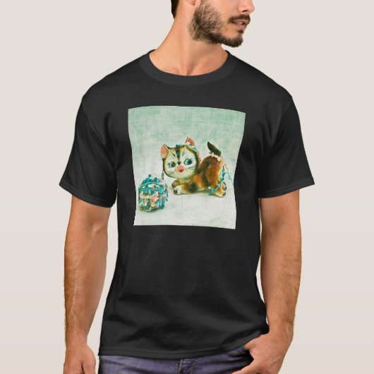 Vintag Kitty Cat T-Shirt (Vorderseite)