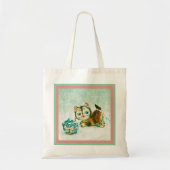 Vintag Kitty Cat Tragetasche (Vorne)