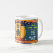 VINTAG KITTY KAT KAFFEE MARKE KAFFEETASSE (VorderseiteRechts)
