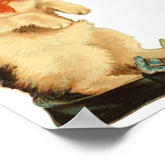 Vintag Kitty Poster (Ecke)