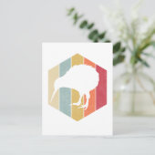 Vintag Kiwi Bird Lover Neuseeland Kiwi Bird Postkarte (Stehend Vorderseite)