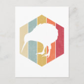 Vintag Kiwi Bird Lover Neuseeland Kiwi Bird Postkarte (Vorderseite)