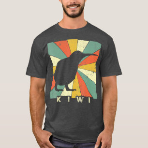 Vintag Kiwi Bird Lover Retro Style Animal T-Shirt