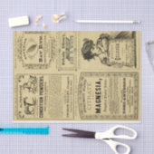 Vintag klassifizierte Anzeigen Seidenpapier (Handwerk)