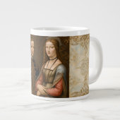 Vintag, klassisch, ein Royal Couple Jumbo-Tasse (Vorderseite Rechts)