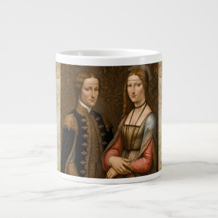 Vintag, klassisch, ein Royal Couple Jumbo-Tasse