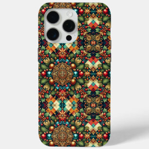 Vintag/klassisch farbenfrohe Weihnachten Case-Mate iPhone Hülle