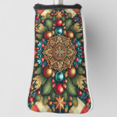 Vintag/klassisch farbenfrohe Weihnachten Golf Headcover (Rotieren 90)