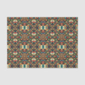 Vintag/klassisch farbenfrohe Weihnachten Seidenpapier (Vorderseite)