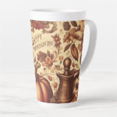 Vintag/klassisch glückliches Erntedankfest Milchtasse (Rechte Ecke)