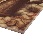 Vintag/klassisch glückliches Erntedankfest Schneidebrett (Ecke)