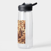 Vintag/klassisch glückliches Erntedankfest Trinkflasche (Links)