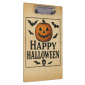 Vintag/klassisch Halloween Jack-o-Laterne Klemmbrett (Rechts)