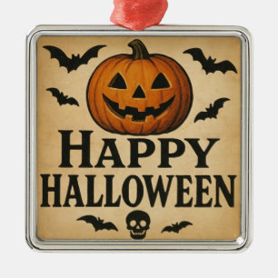 Vintag/klassisch Halloween Jack-o-Laterne Ornament Aus Metall