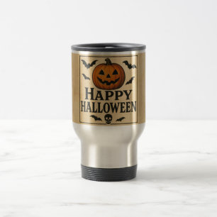 Vintag/klassisch Halloween Jack-o-Laterne Reisebecher