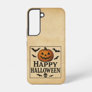 Vintag/klassisch Halloween Jack-o-Laterne Samsung Galaxy Hülle